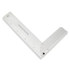 Schreinerwinkel 90° 250x170mm Aluminium Zimmermannswinkel Messwinkel