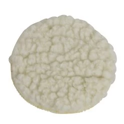 GERMANIA Polierscheibe 125mm Lammfell Klett Polierfell Polierhaube Lammwollhaube