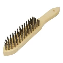 GERMANIA Drahtbürste Mit Stahldrahtborsten Und Holzgriff