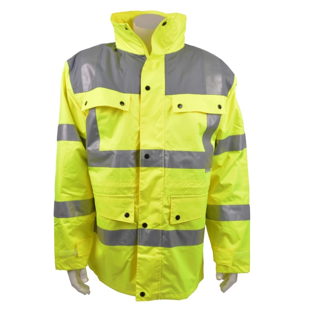 Warnschutzparka Gr.M Gelb Polyester Reflexstreifen 3 Warnschutzparka Gr.M Gelb Polyester Reflexstreifen