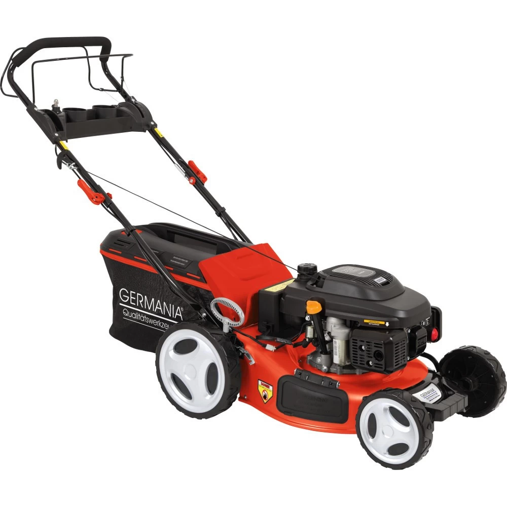 GERMANIA Benzin Rasenmäher 3,13PS Power46 Hinterradantrieb