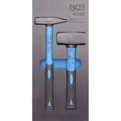 BGS Werkstattwageneinlage 1/3 Mit Fäustel- Und Schlosserhammer-Satz
