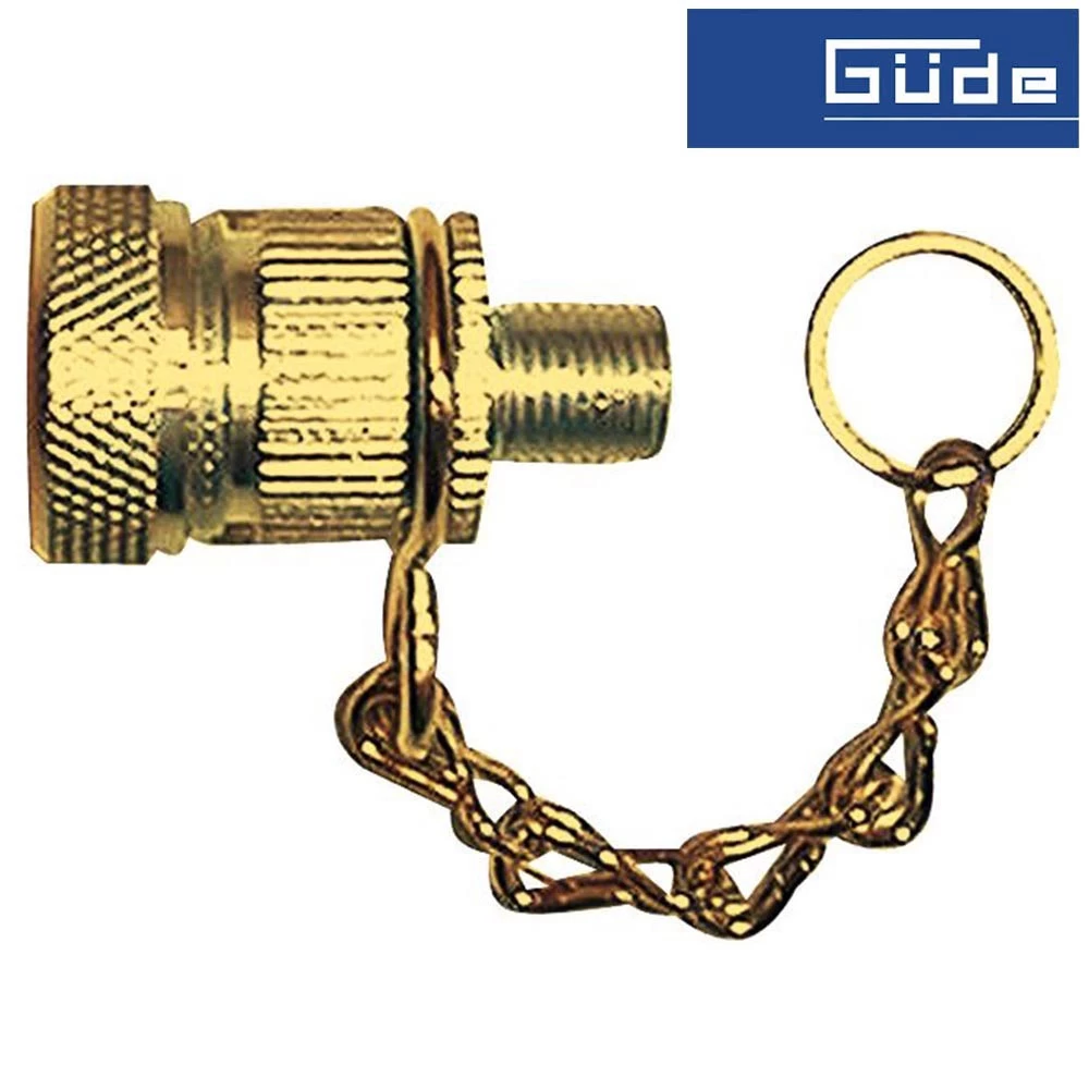 Güde GÜDE Fahrradnippel Aus Metall, Mit Befestigungskette 3 Güde GÜDE Fahrradnippel Aus Metall, Mit Befestigungskette
