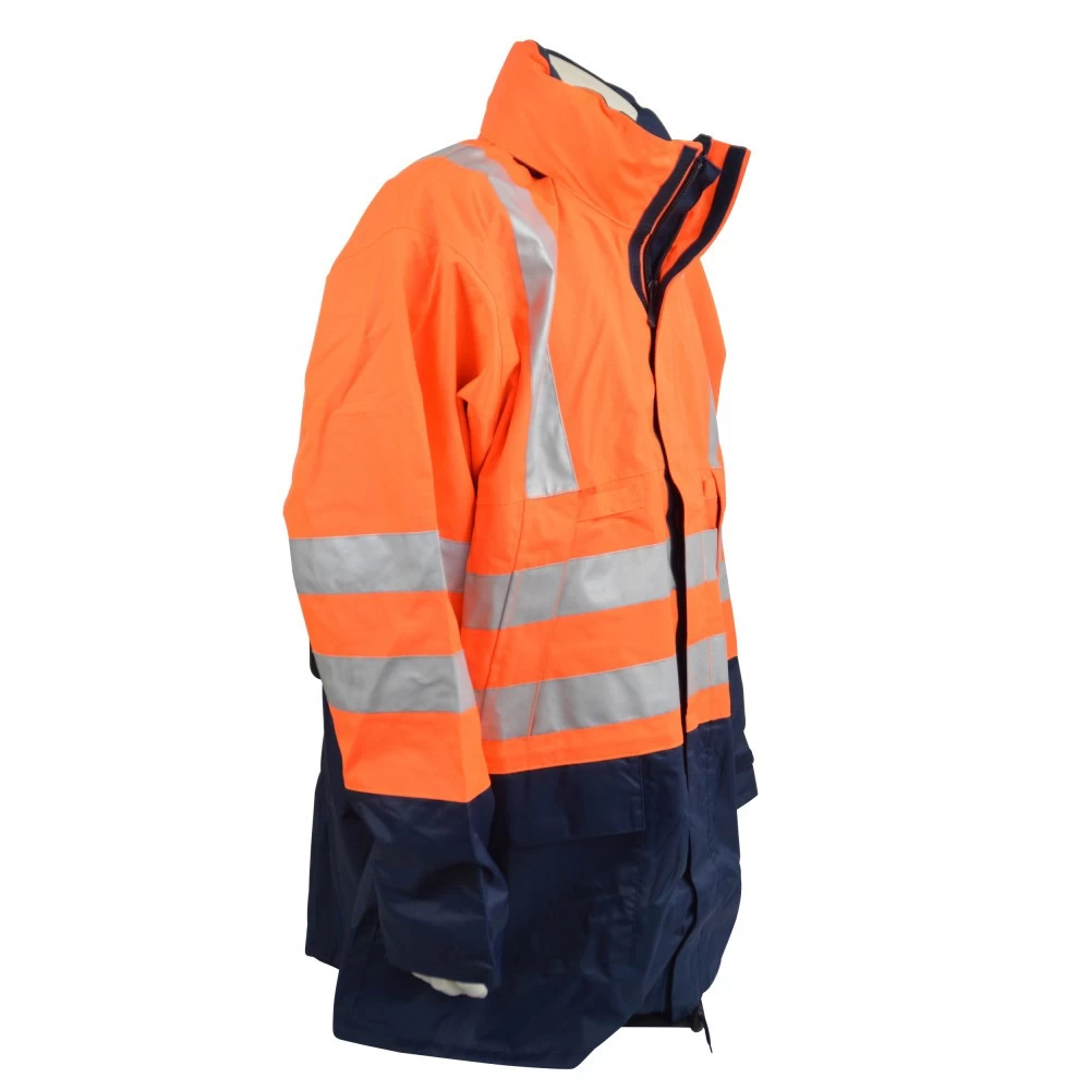 Siopor Warnschutz Jacke Orange EN471 Gr. XXXL Arbeitsjacke Parka 4 Siopor Warnschutz Jacke Orange EN471 Gr. XXXL Arbeitsjacke Parka – Bild 2
