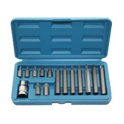 Normex TX-Profil Bitsatz 15tlg 30-75mm 1/2'' CV Innensechsrund Sechsrund