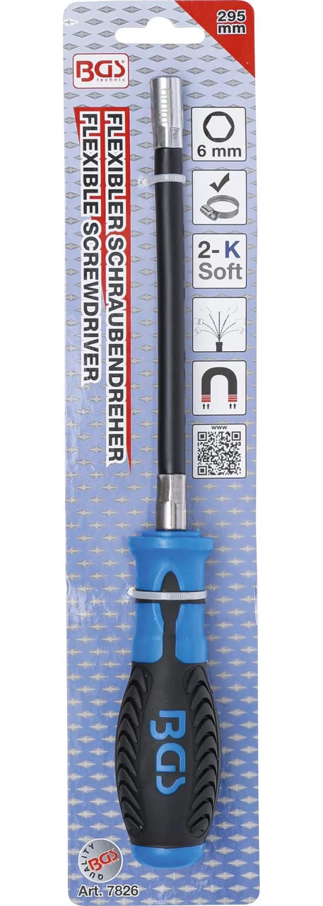 BGS Sechskant-Schraubendreher 280 Mm Mit SW 6 Mm 4 BGS Sechskant-Schraubendreher 280 Mm Mit SW 6 Mm – Bild 2