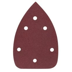 Schleifpapier Set K100-120-180 Je 3 Stück Für Germania Deltaschleifer, 6-fach Gelocht