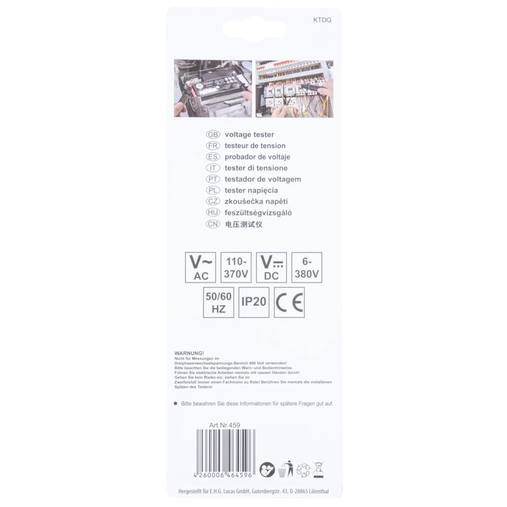 Spannungsprüfer 2-polig Bis 380V 5 Spannungsprüfer 2-polig Bis 380V – Bild 3