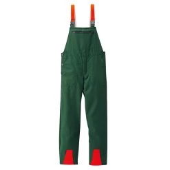 Schnittschutz-Latzhose Basic Grün/orange Gr. 50
