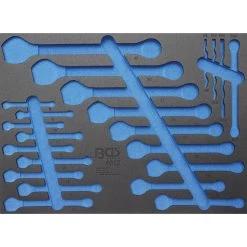 BGS Werkstattwageneinlage 3/3 Leer Für 22-teiligen Maul-Ringschlüssel