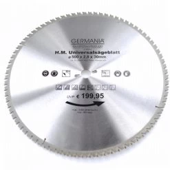 HM Multi Sägeblatt 500x30mm 80Zähne Universal Alu Holz Kunststoff Kreissägeblatt