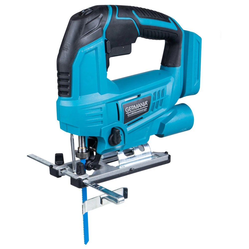 GERMANIA Plattform Akku-Stichsäge 20 V Mit Aluminiumtisch Und Staubabsaugsystem 3 GERMANIA Plattform Akku-Stichsäge 20 V Mit Aluminiumtisch Und Staubabsaugsystem