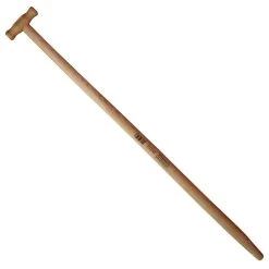 Schaufelstiel Esche 120cm Gebogen Mit T-Griff