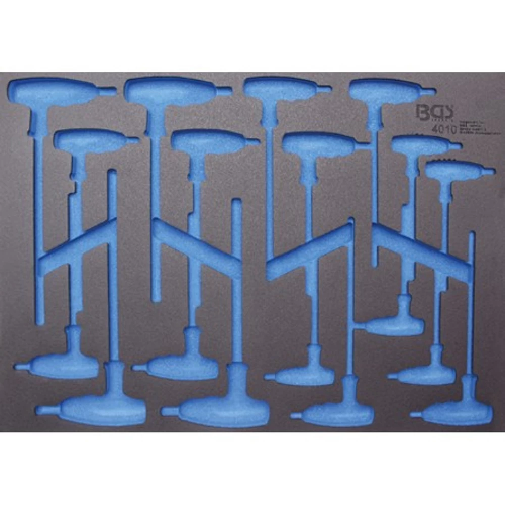 BGS Werkstattwageneinlage 3/3 Mit 18-teiligen T-Griff Schraubendreher-Satz 4 BGS Werkstattwageneinlage 3/3 Mit 18-teiligen T-Griff Schraubendreher-Satz – Bild 2