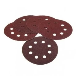 Schleifscheibe Schleifpapier Rund 5 St. 125mm Korn 180