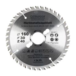 GERMANIA HM Multifunktionssägeblatt Ø 160 Mm Mit 40 Zähnen