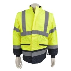 Sioen Warnschutz Steppweste Gelb EN471 Größe XL Arbeitsjacke