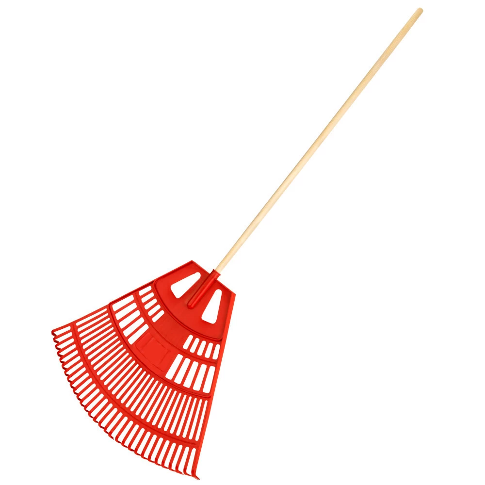 Germania Laubrechen Rot Aus Kunststoff Mit Holzstiel 3 Germania Laubrechen Rot Aus Kunststoff Mit Holzstiel