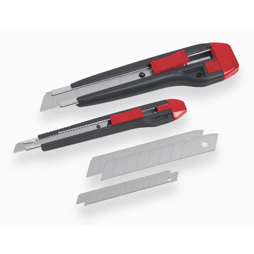Meister Abbrechmesser Set 8 Tlg. Kunstoff Metall 3 Meister Abbrechmesser Set 8 Tlg. Kunstoff Metall