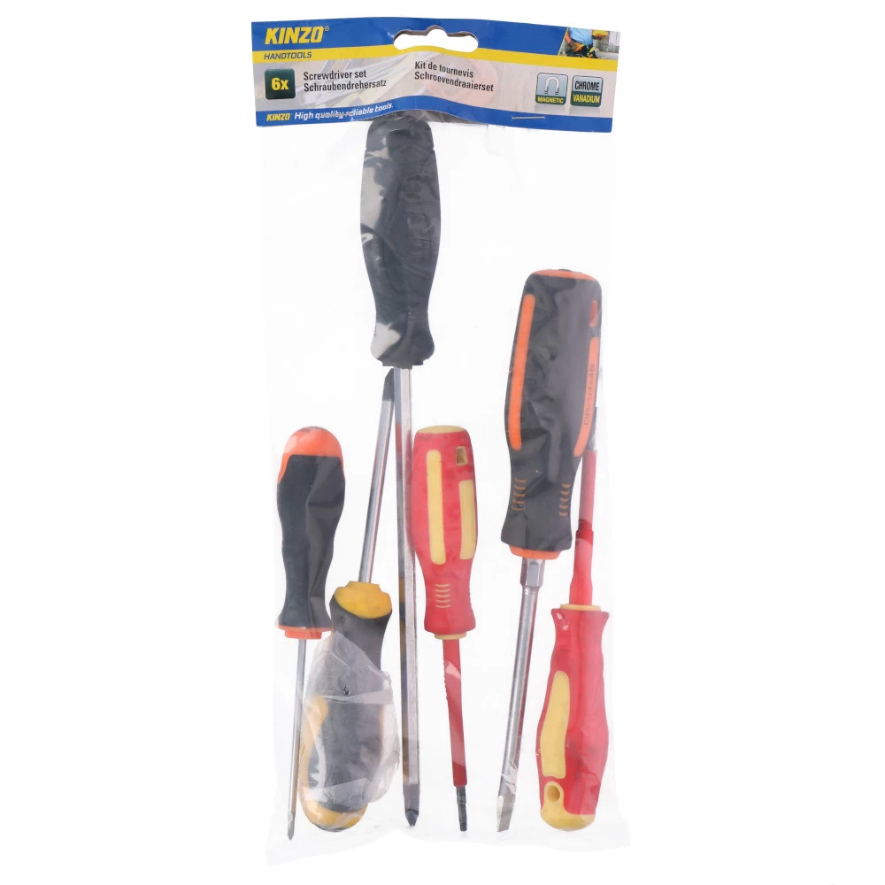 Schraubendreher Set 6-teilig Mit Aufhängöse 4 Schraubendreher Set 6-teilig Mit Aufhängöse – Bild 2