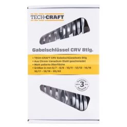 Doppel-Gabelschlüssel Set 8-teilig Aus CV-Stahl