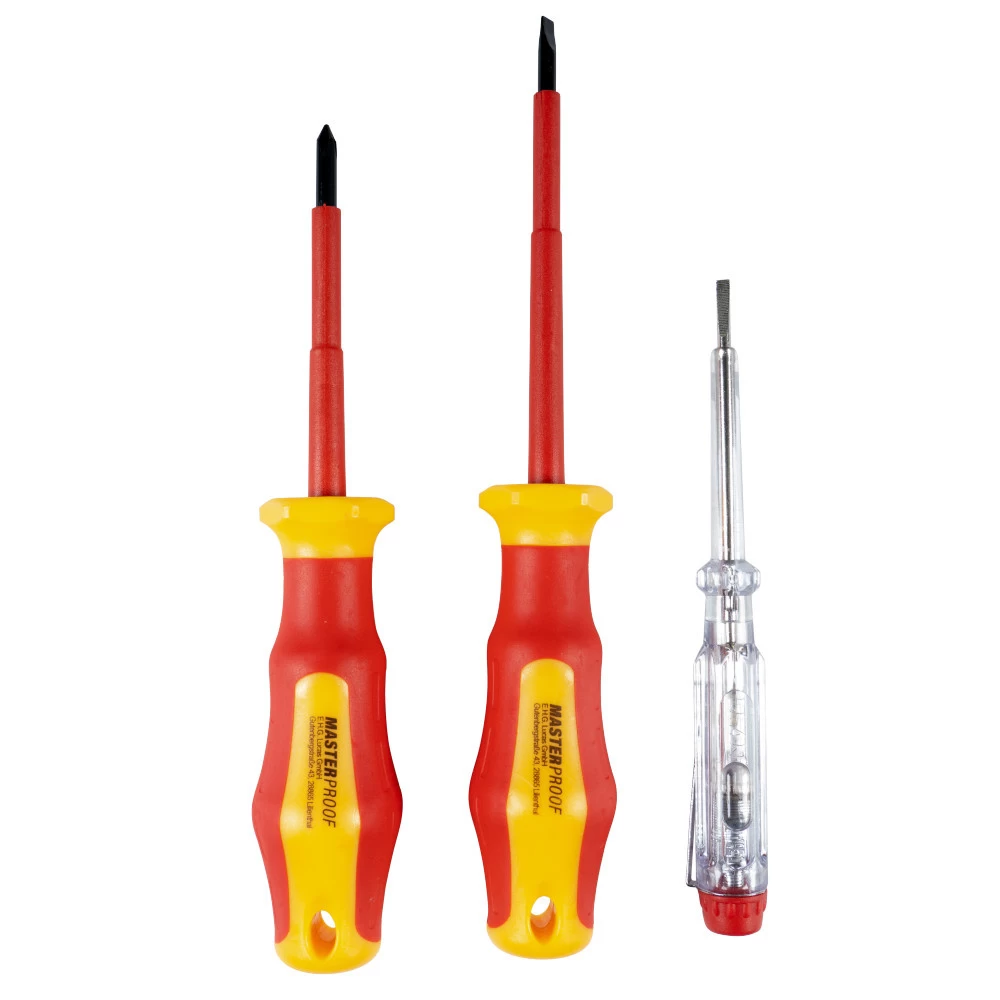 VDE Elektriker-Schraubendreher-Satz 3-teilig 3 VDE Elektriker-Schraubendreher-Satz 3-teilig