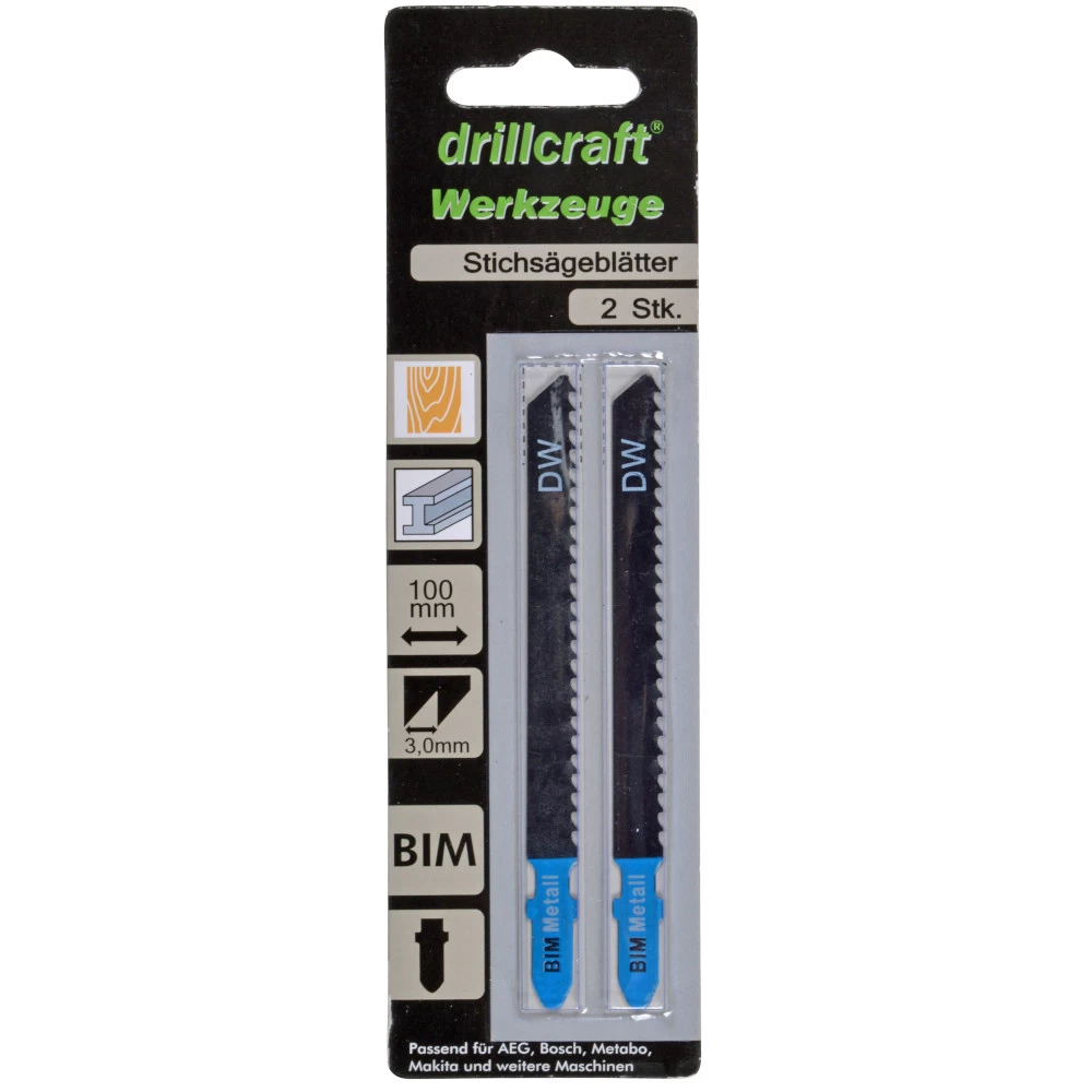 Stichsägeblatt 2 Stück 24 Zahn 100 X 3,0 Mm T-Aufnahme BIM 4 Stichsägeblatt 2 Stück 24 Zahn 100 X 3,0 Mm T-Aufnahme BIM – Bild 2