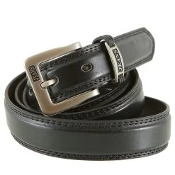 Herren Gürtel Länge 115-135 Cm Schwarz